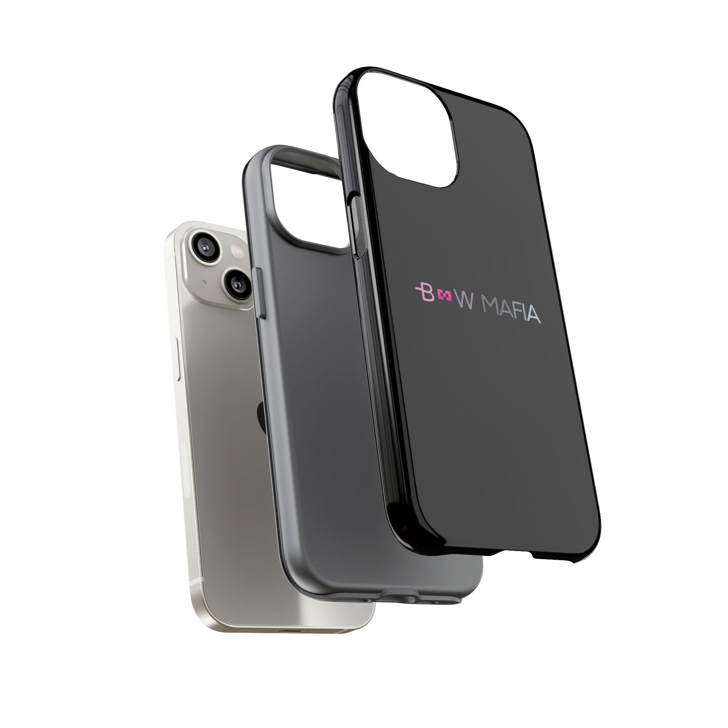 Bow Mafia Stylish Phone Case - Tough Cases with 'Bow Mafia' Design, Unique Gift for Bow Enthusiasts, Holiday Essential, Trendy Tech Gear