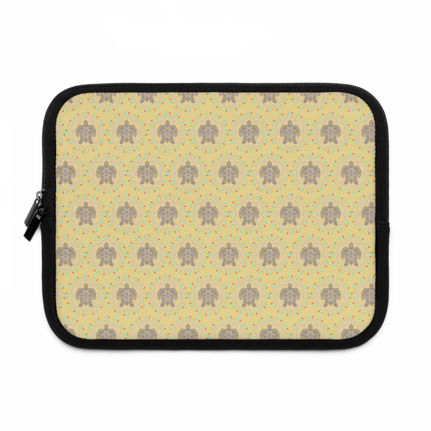 Turtle island Laptop Sleeve - Cute Tech Case, Birthday Gift, Travel Accessory, School Supplies, Animal Design