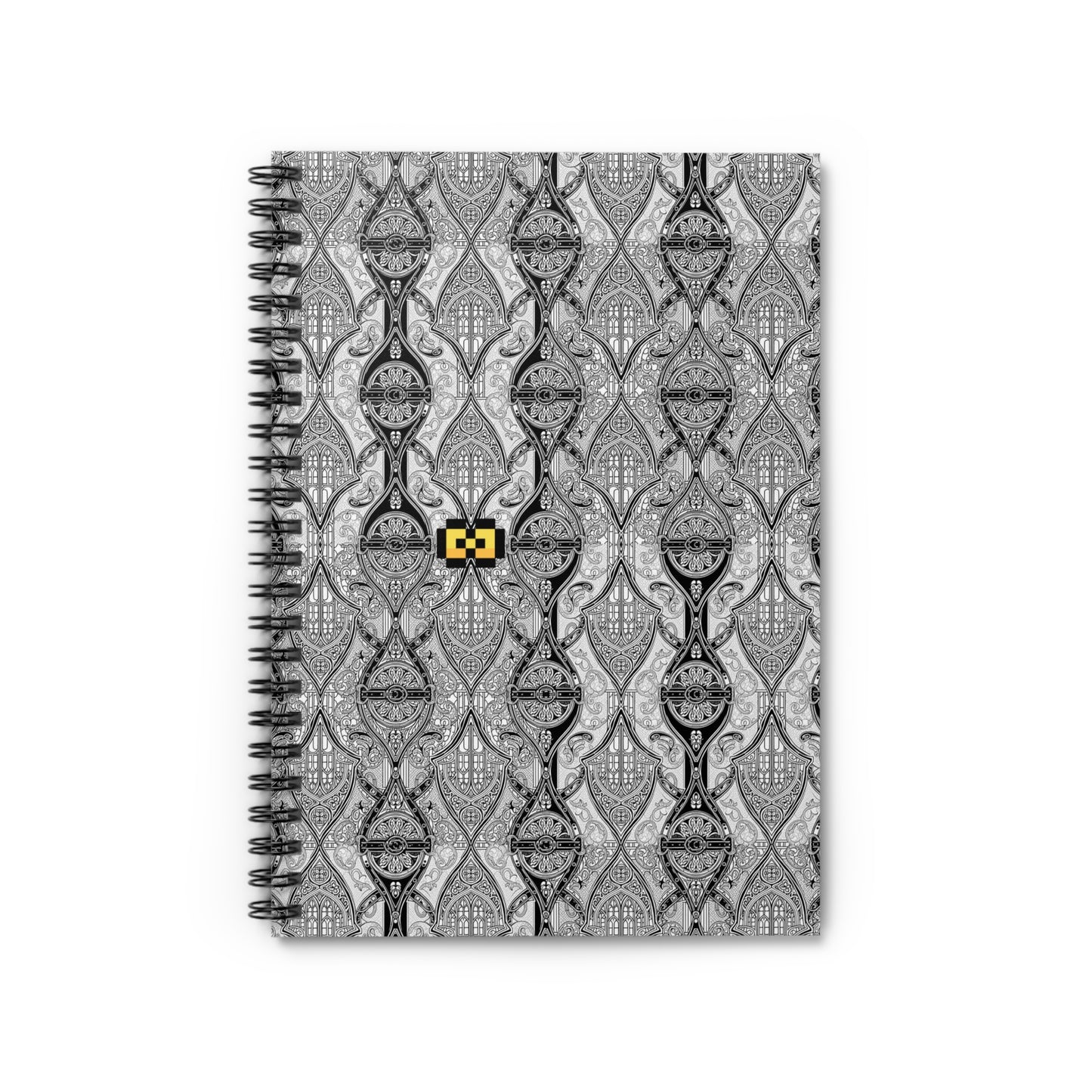 Bow Mafia Church Window Spiral Notebook - Perfect for Journaling, School, Gifts, Organizing, and Sketching