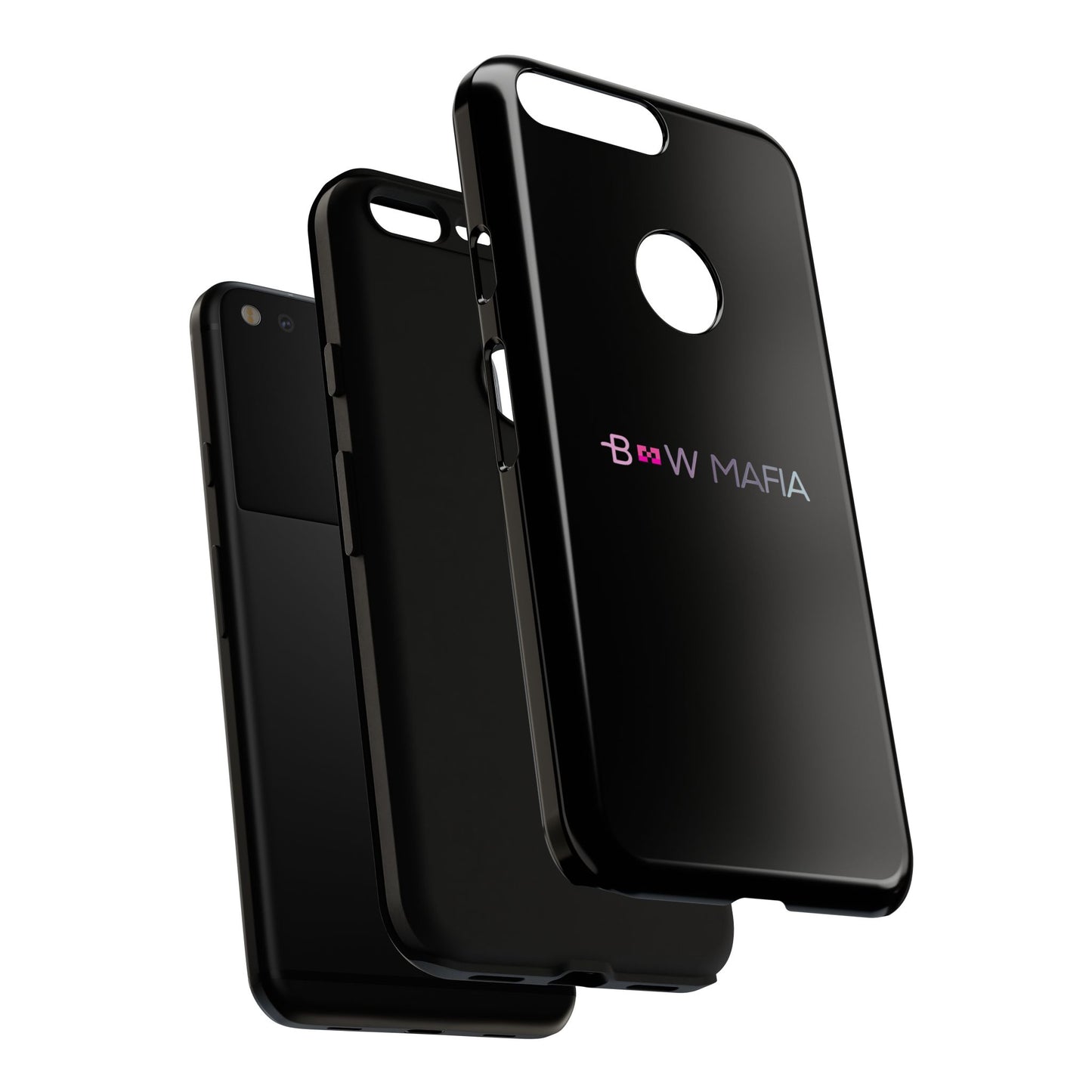 Bow Mafia Stylish Phone Case - Tough Cases with 'Bow Mafia' Design, Unique Gift for Bow Enthusiasts, Holiday Essential, Trendy Tech Gear