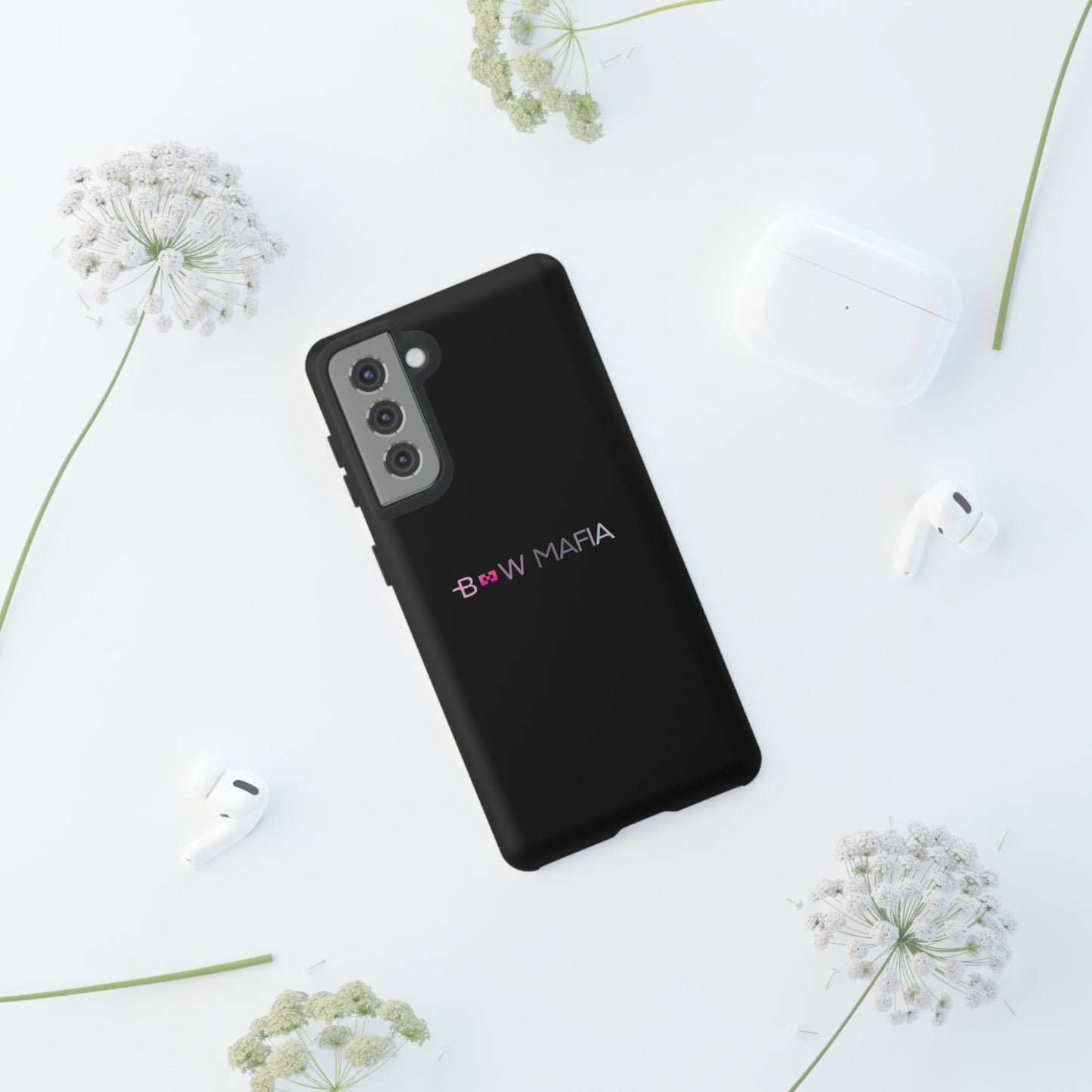 Bow Mafia Stylish Phone Case - Tough Cases with 'Bow Mafia' Design, Unique Gift for Bow Enthusiasts, Holiday Essential, Trendy Tech Gear