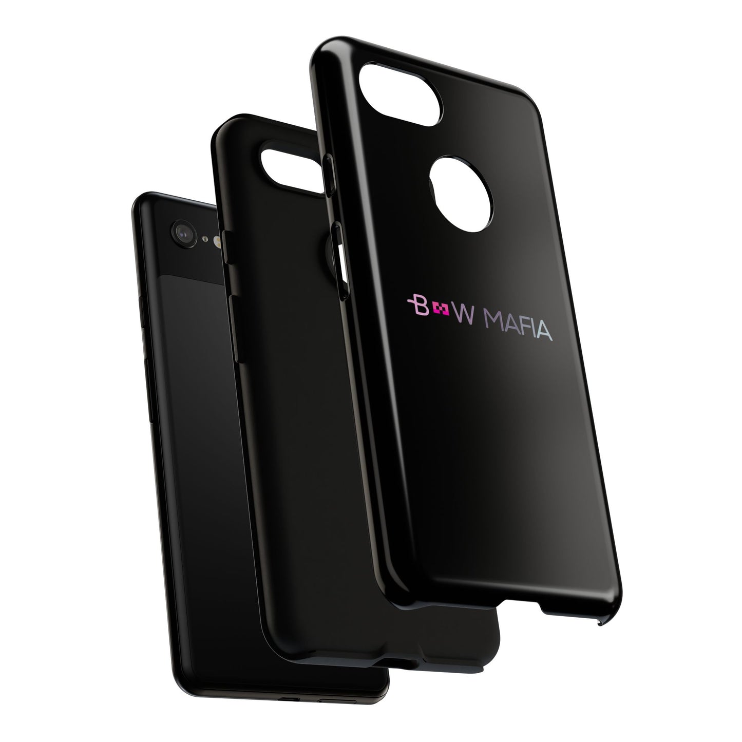 Bow Mafia Stylish Phone Case - Tough Cases with 'Bow Mafia' Design, Unique Gift for Bow Enthusiasts, Holiday Essential, Trendy Tech Gear