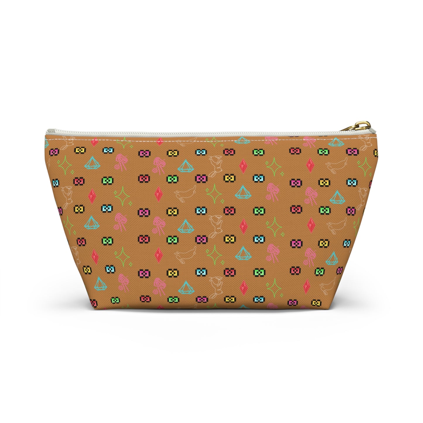 Bow Mafia Accessory bag, Makeup Bag, Organizer, Gift for Her, Travel Essentials, Fun Design, Cute T-bottom Pouch
