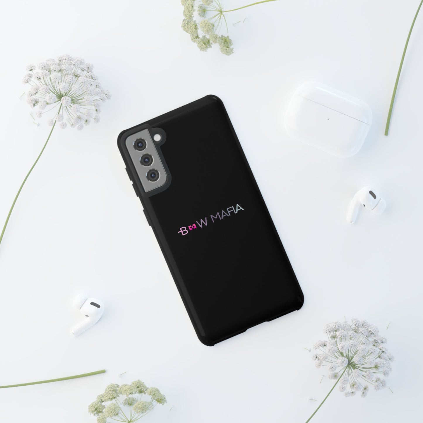 Bow Mafia Stylish Phone Case - Tough Cases with 'Bow Mafia' Design, Unique Gift for Bow Enthusiasts, Holiday Essential, Trendy Tech Gear