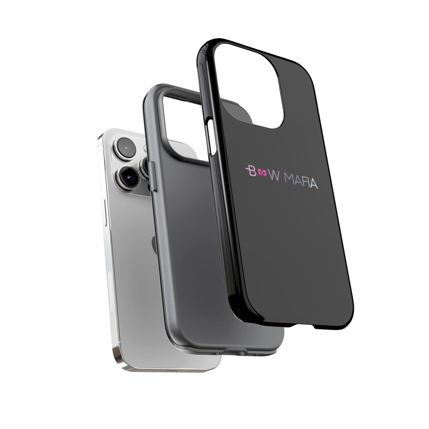 Bow Mafia Stylish Phone Case - Tough Cases with 'Bow Mafia' Design, Unique Gift for Bow Enthusiasts, Holiday Essential, Trendy Tech Gear