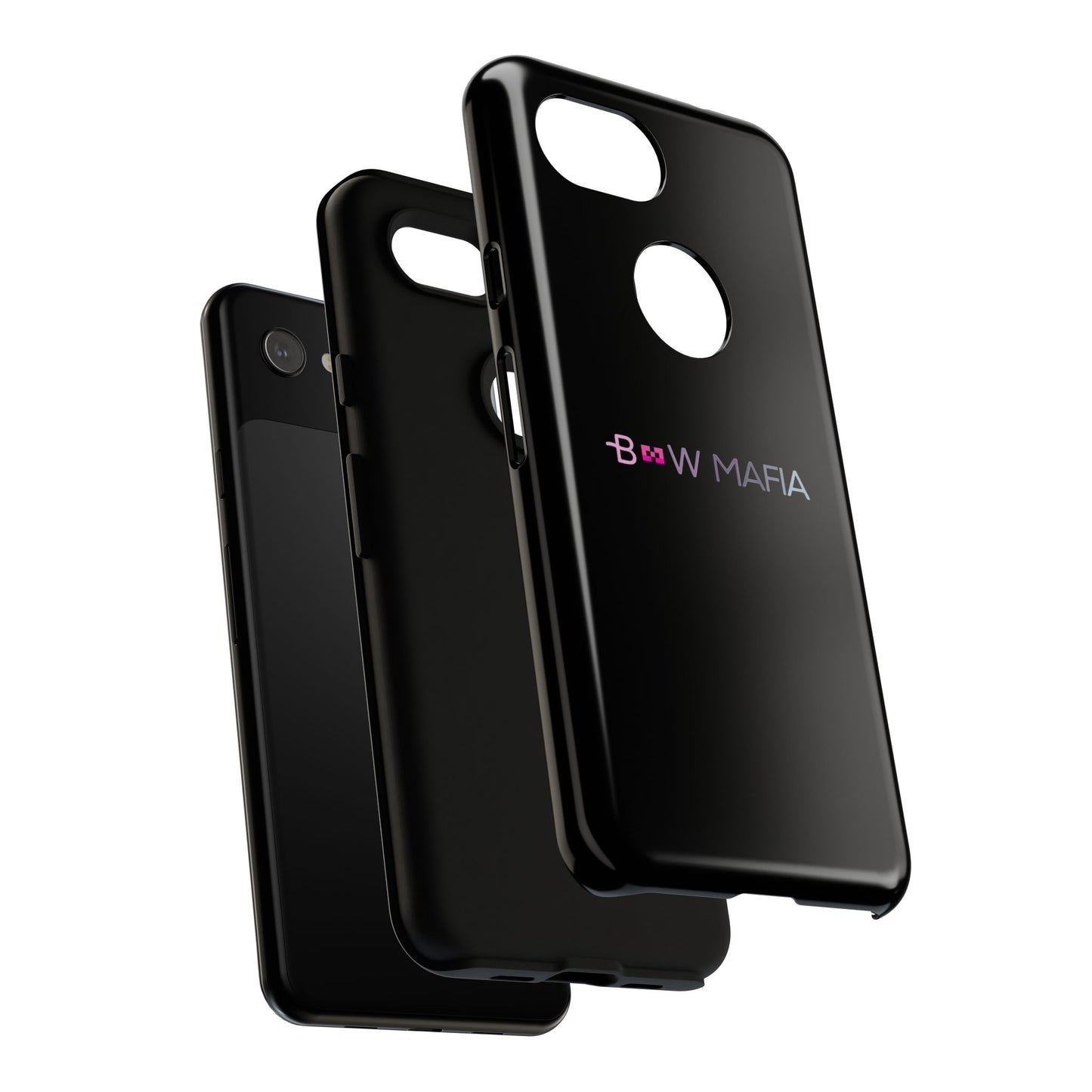 Bow Mafia Stylish Phone Case - Tough Cases with 'Bow Mafia' Design, Unique Gift for Bow Enthusiasts, Holiday Essential, Trendy Tech Gear