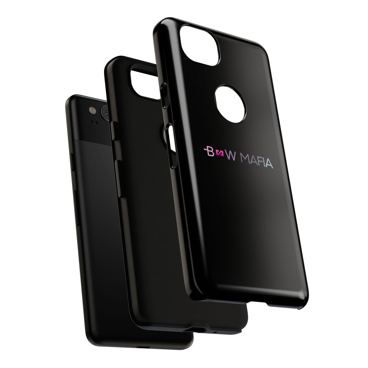 Bow Mafia Stylish Phone Case - Tough Cases with 'Bow Mafia' Design, Unique Gift for Bow Enthusiasts, Holiday Essential, Trendy Tech Gear