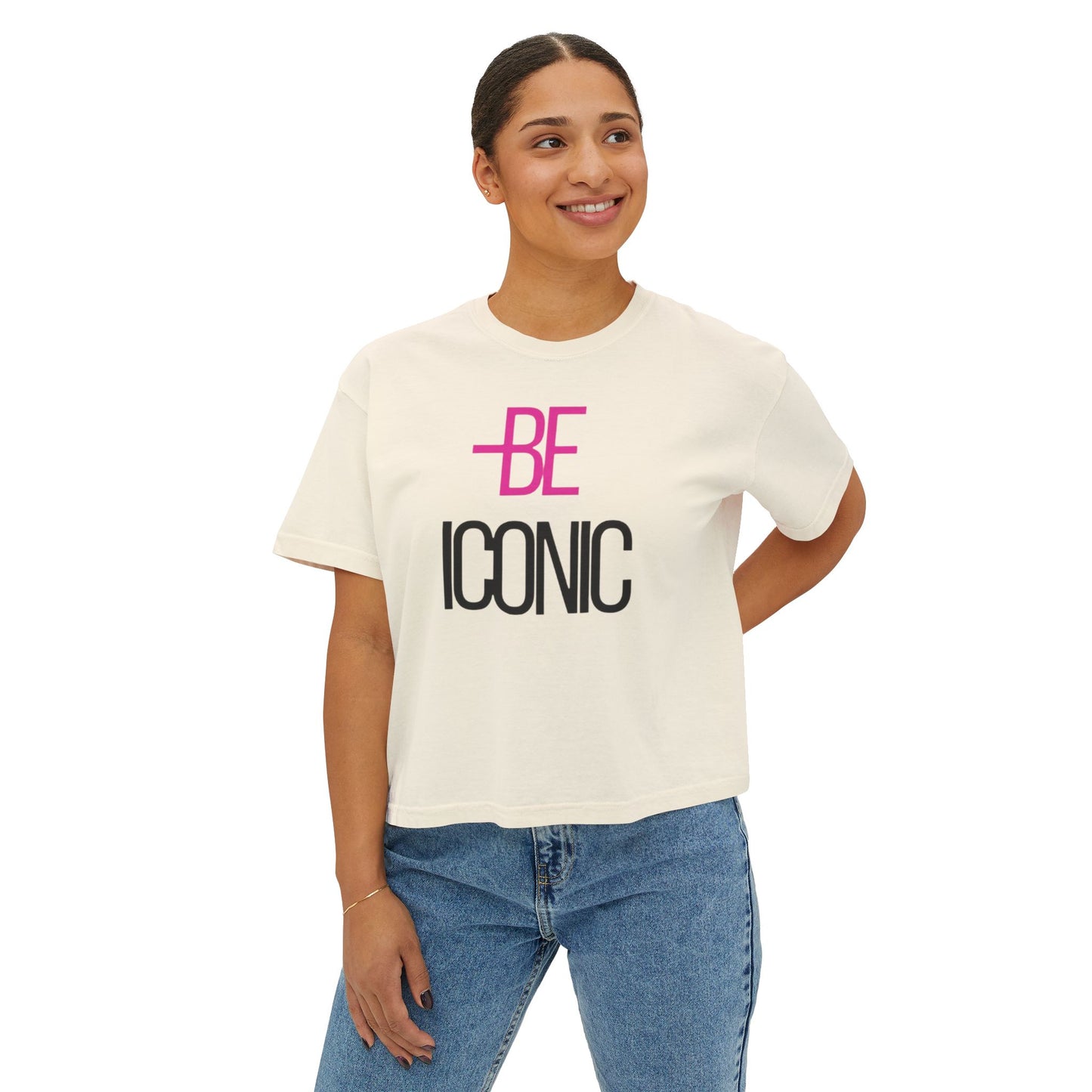 Be Iconic - Women's Boxy Tee