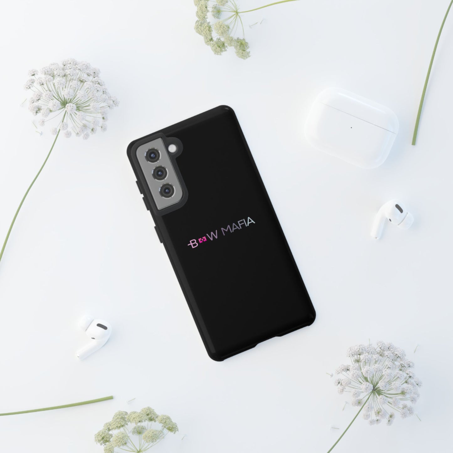Bow Mafia Stylish Phone Case - Tough Cases with 'Bow Mafia' Design, Unique Gift for Bow Enthusiasts, Holiday Essential, Trendy Tech Gear