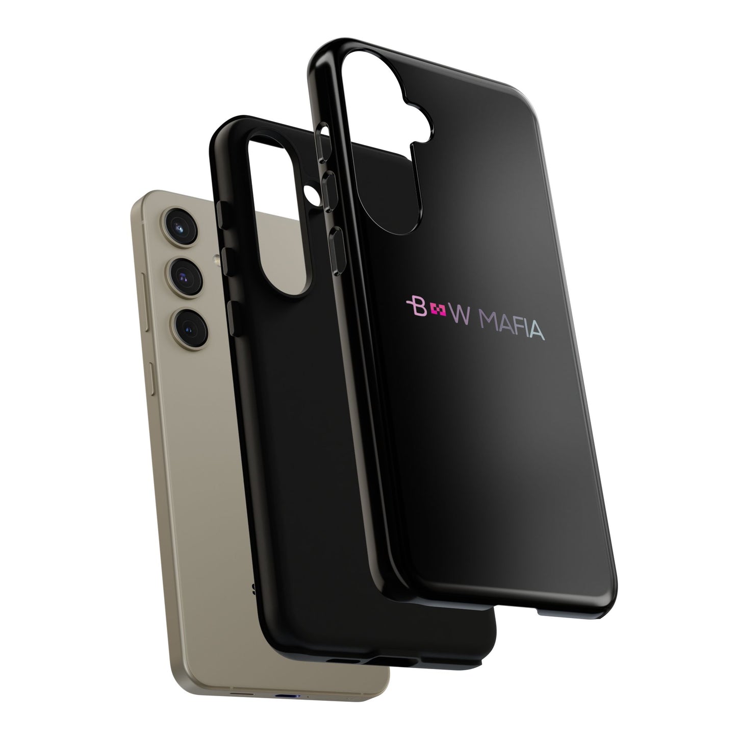 Bow Mafia Stylish Phone Case - Tough Cases with 'Bow Mafia' Design, Unique Gift for Bow Enthusiasts, Holiday Essential, Trendy Tech Gear