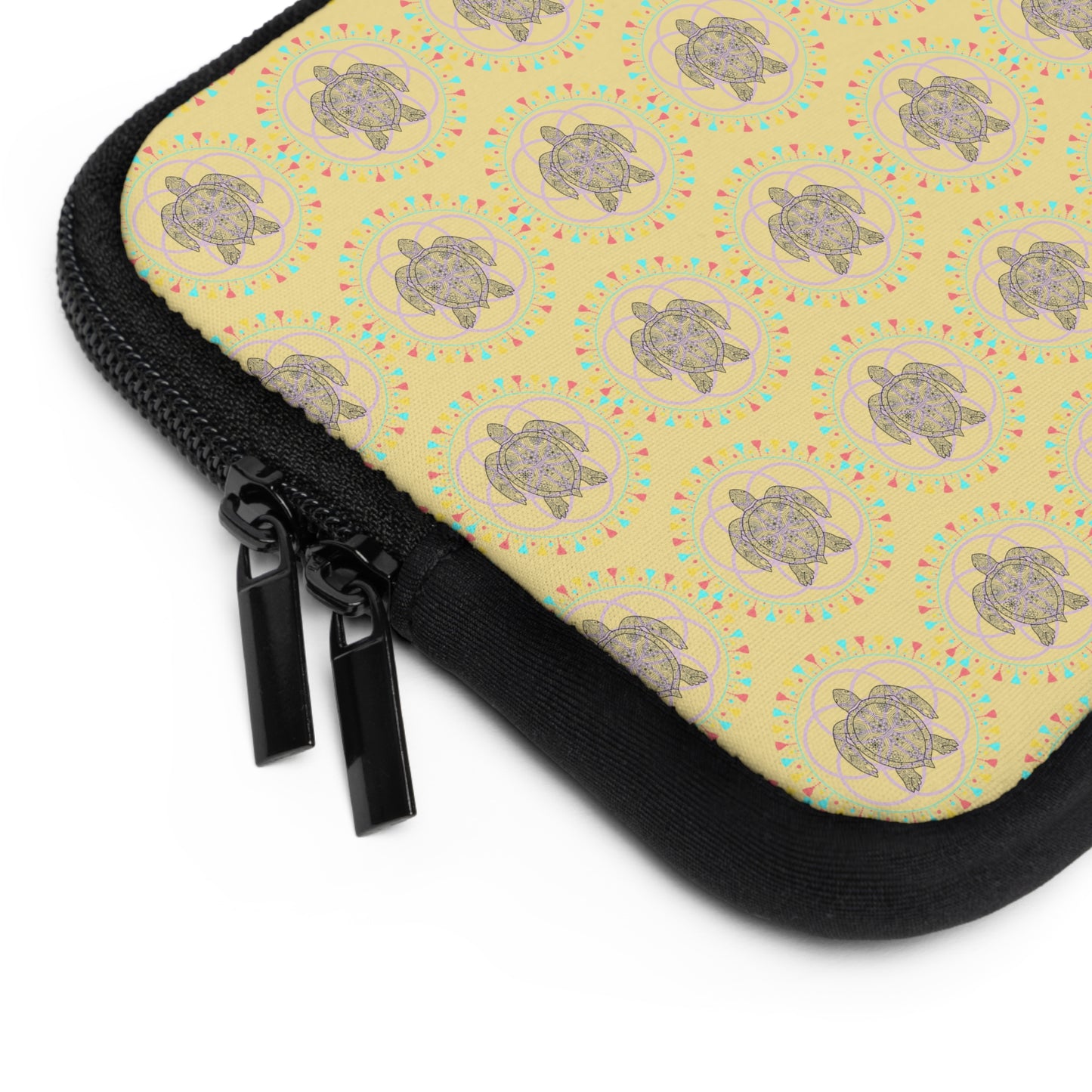 Turtle island Laptop Sleeve - Cute Tech Case, Birthday Gift, Travel Accessory, School Supplies, Animal Design