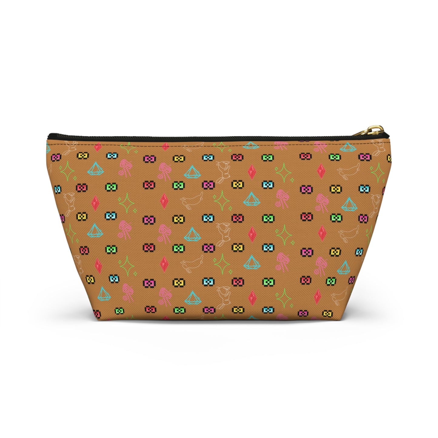 Bow Mafia Accessory bag, Makeup Bag, Organizer, Gift for Her, Travel Essentials, Fun Design, Cute T-bottom Pouch