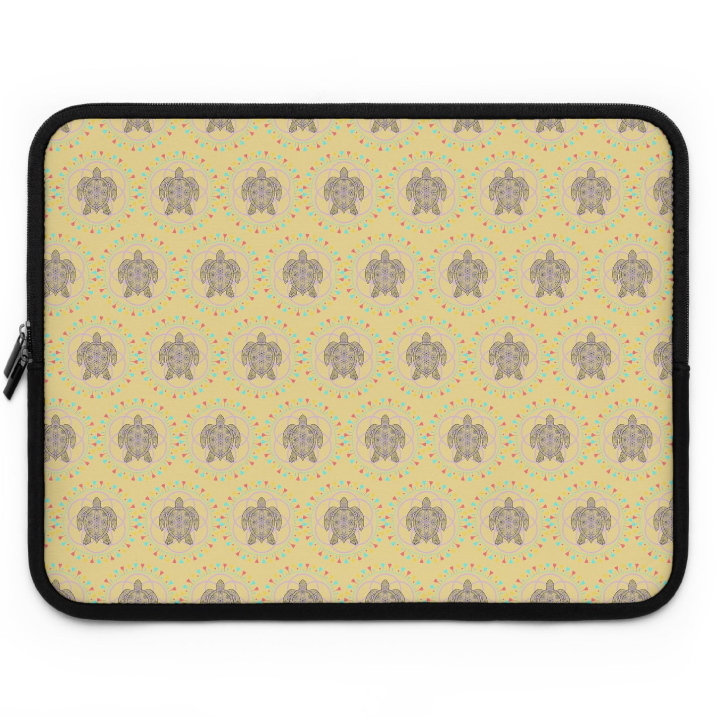 Turtle island Laptop Sleeve - Cute Tech Case, Birthday Gift, Travel Accessory, School Supplies, Animal Design