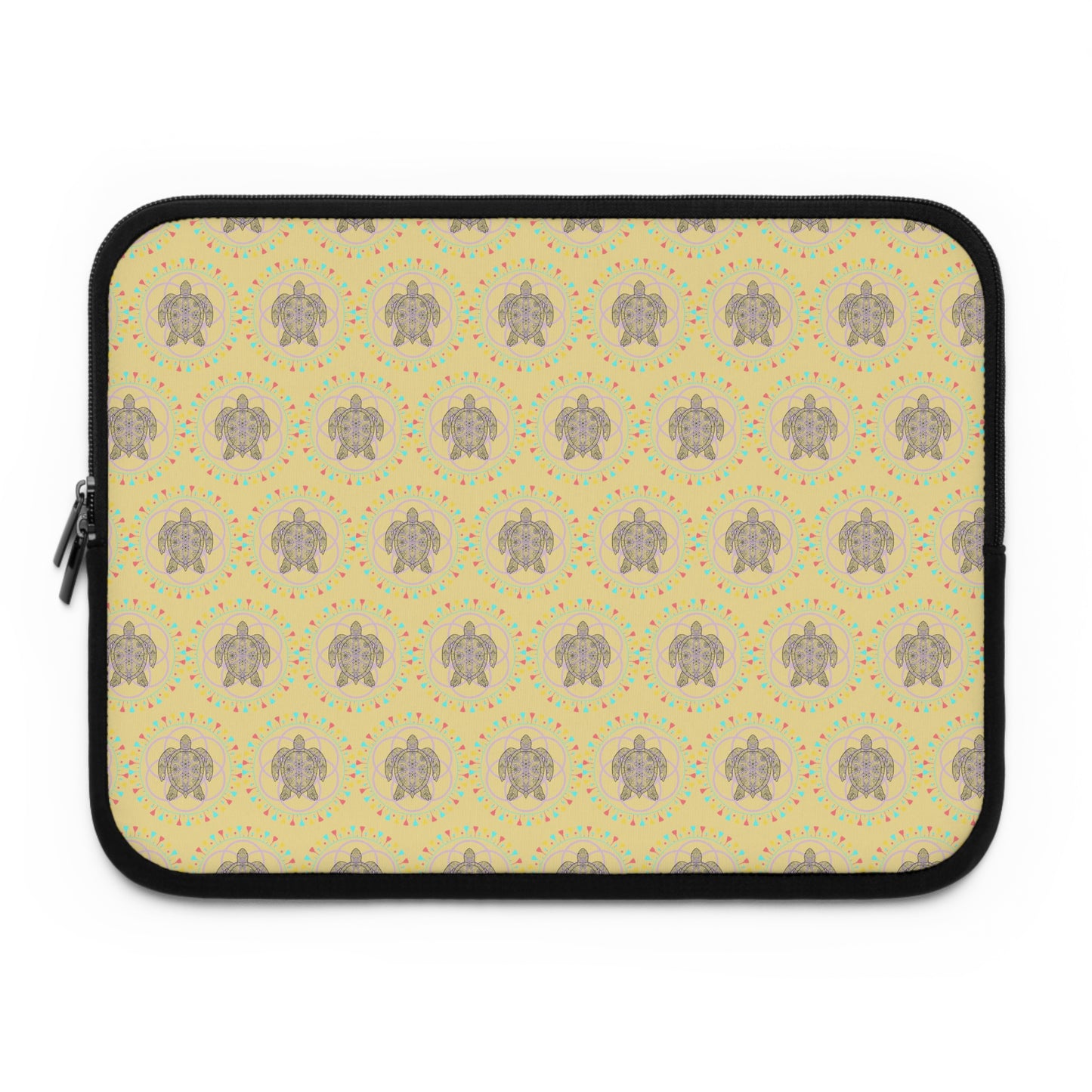 Turtle island Laptop Sleeve - Cute Tech Case, Birthday Gift, Travel Accessory, School Supplies, Animal Design
