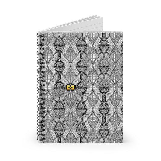 Bow Mafia Church Window Spiral Notebook - Perfect for Journaling, School, Gifts, Organizing, and Sketching