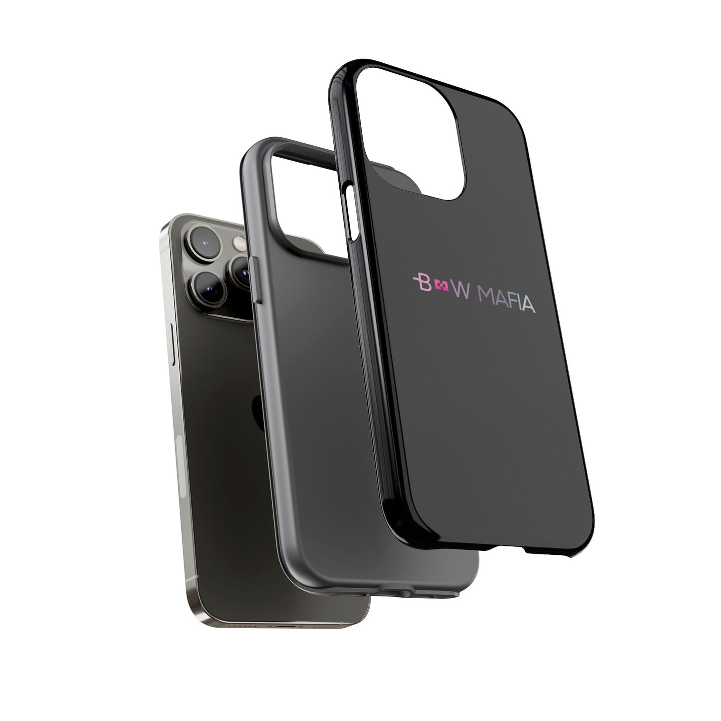 Bow Mafia Stylish Phone Case - Tough Cases with 'Bow Mafia' Design, Unique Gift for Bow Enthusiasts, Holiday Essential, Trendy Tech Gear