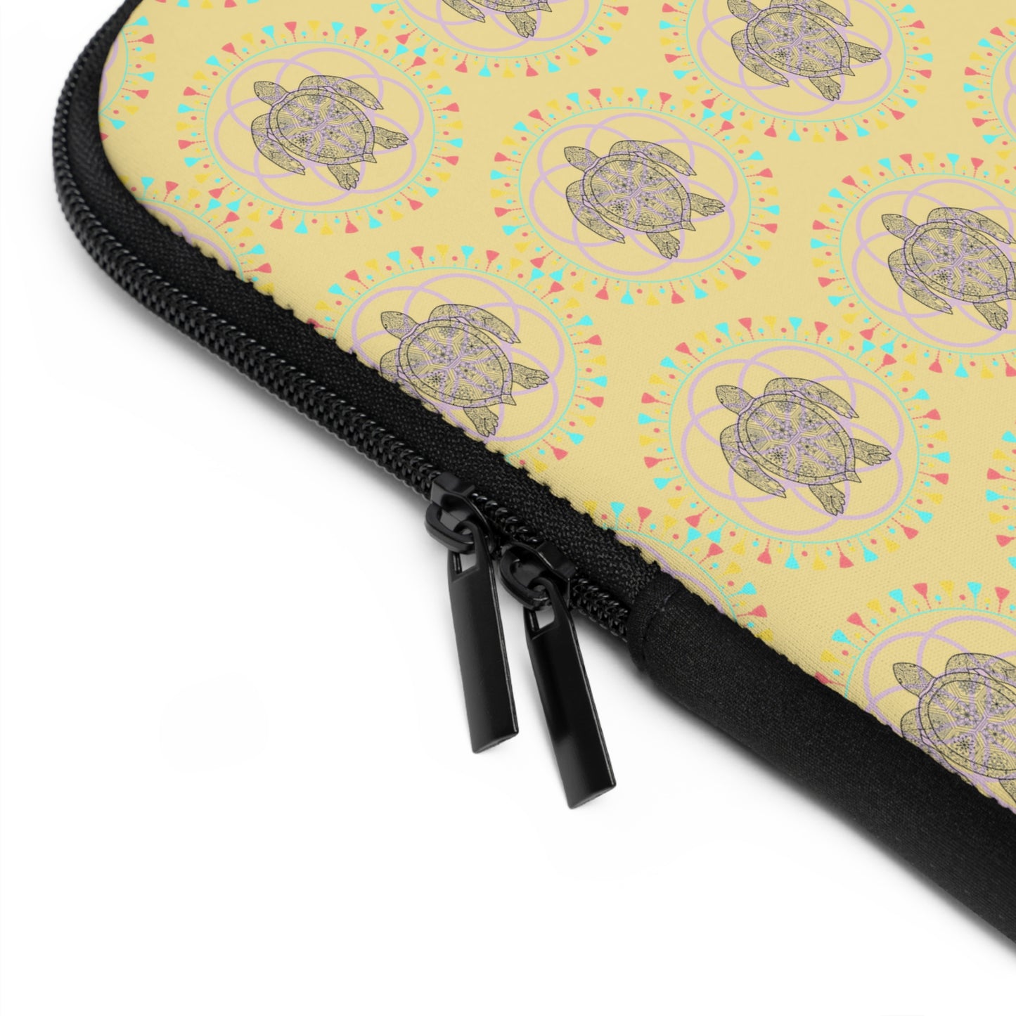 Turtle island Laptop Sleeve - Cute Tech Case, Birthday Gift, Travel Accessory, School Supplies, Animal Design