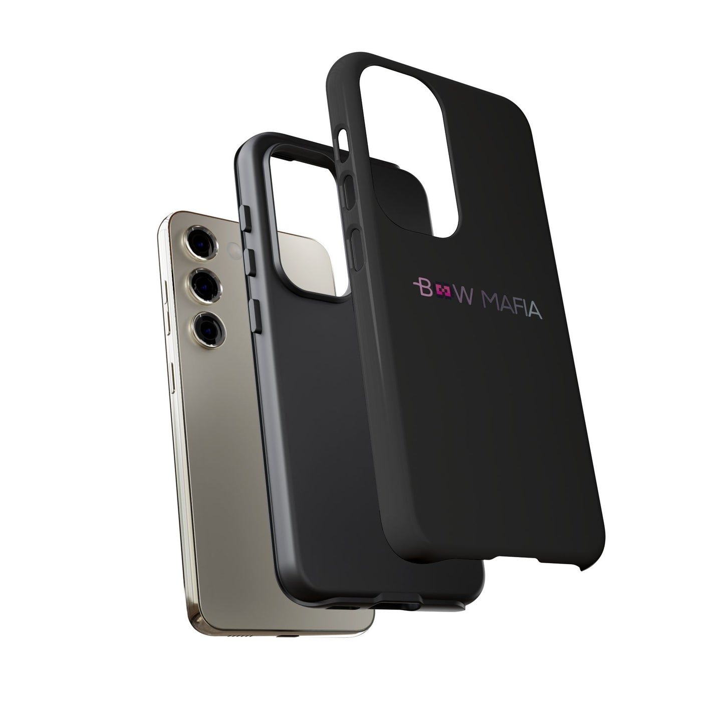 Bow Mafia Stylish Phone Case - Tough Cases with 'Bow Mafia' Design, Unique Gift for Bow Enthusiasts, Holiday Essential, Trendy Tech Gear