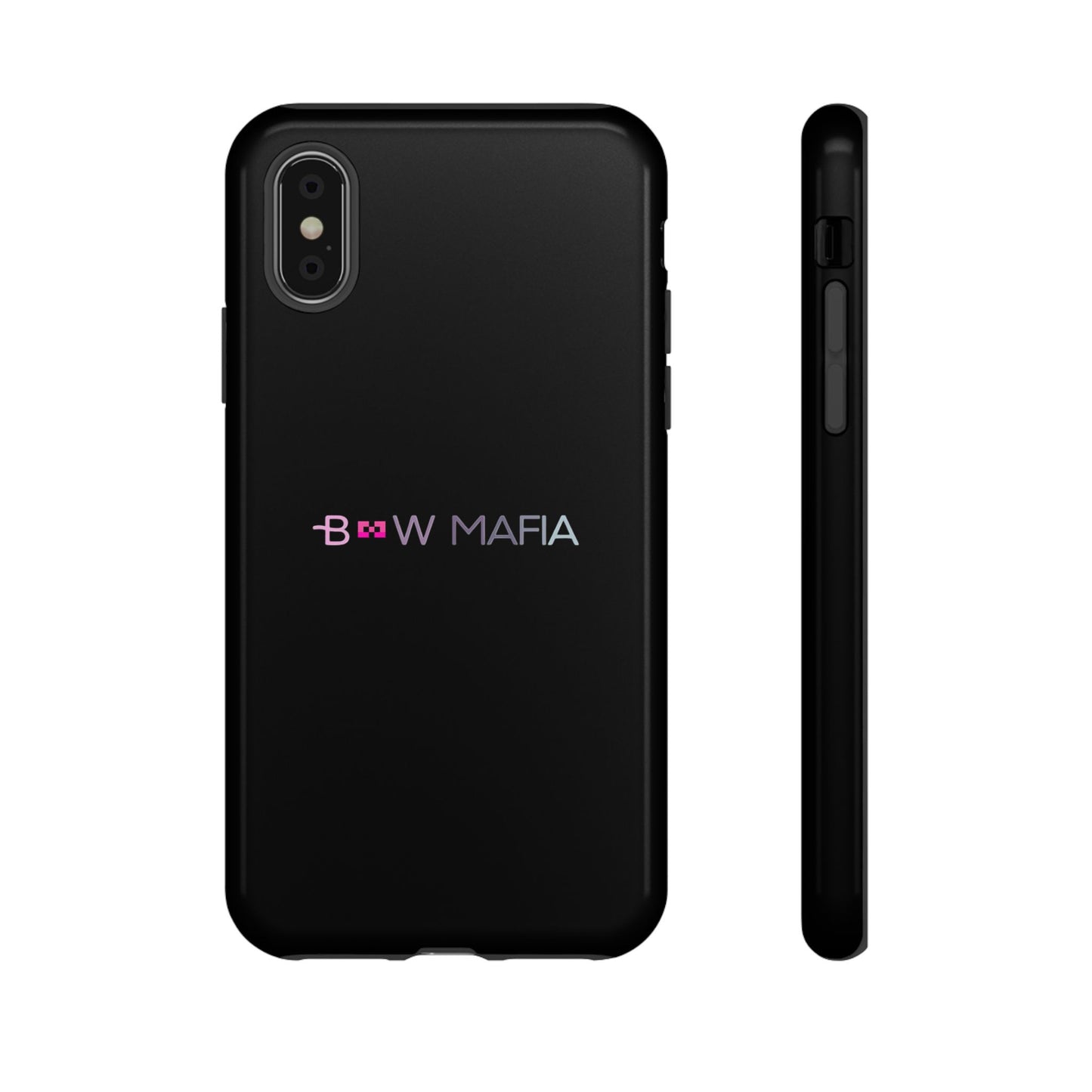 Bow Mafia Stylish Phone Case - Tough Cases with 'Bow Mafia' Design, Unique Gift for Bow Enthusiasts, Holiday Essential, Trendy Tech Gear