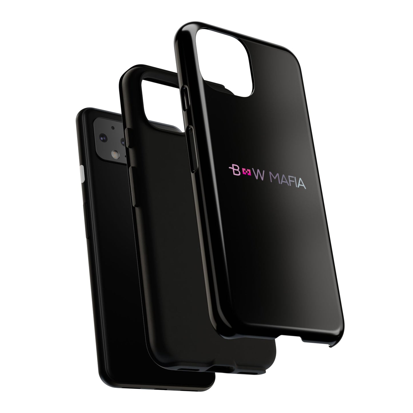 Bow Mafia Stylish Phone Case - Tough Cases with 'Bow Mafia' Design, Unique Gift for Bow Enthusiasts, Holiday Essential, Trendy Tech Gear