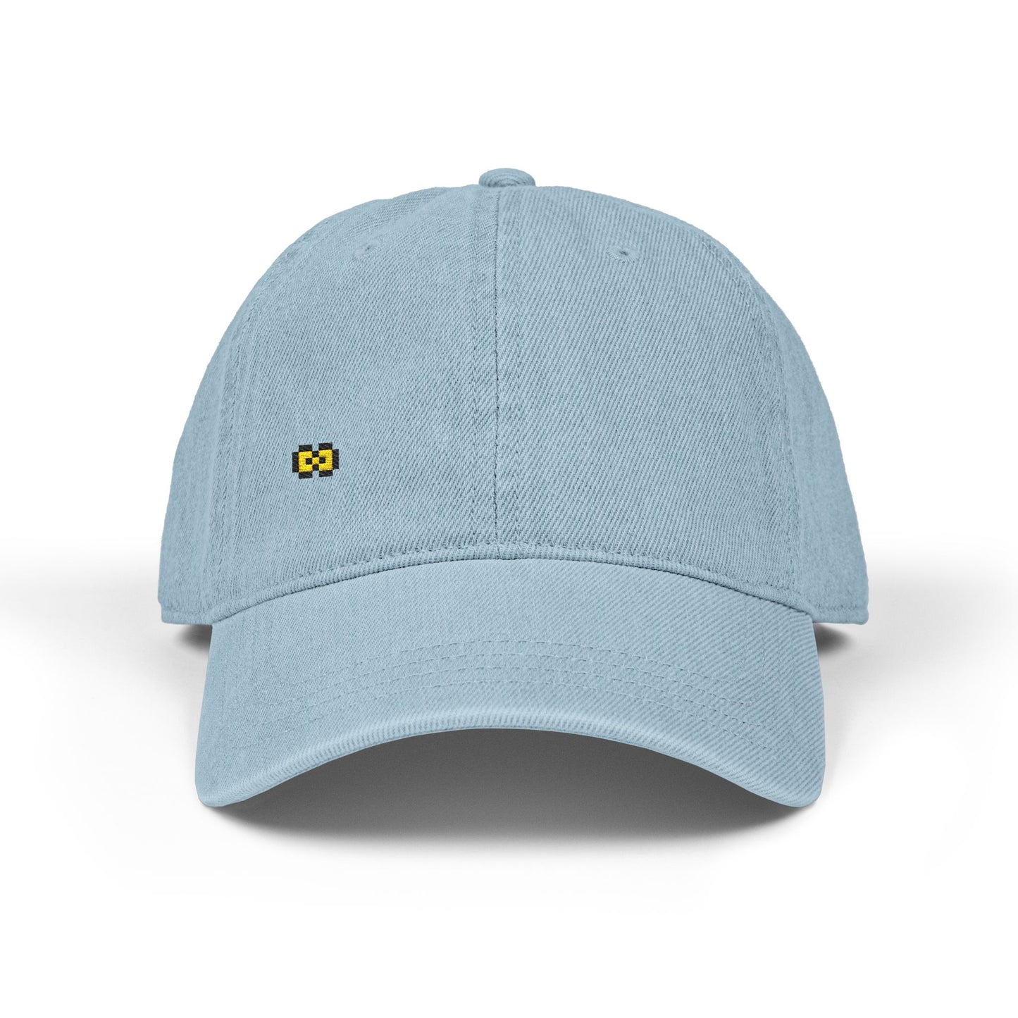 Yellow Bow Denim Hat (Embroidery)