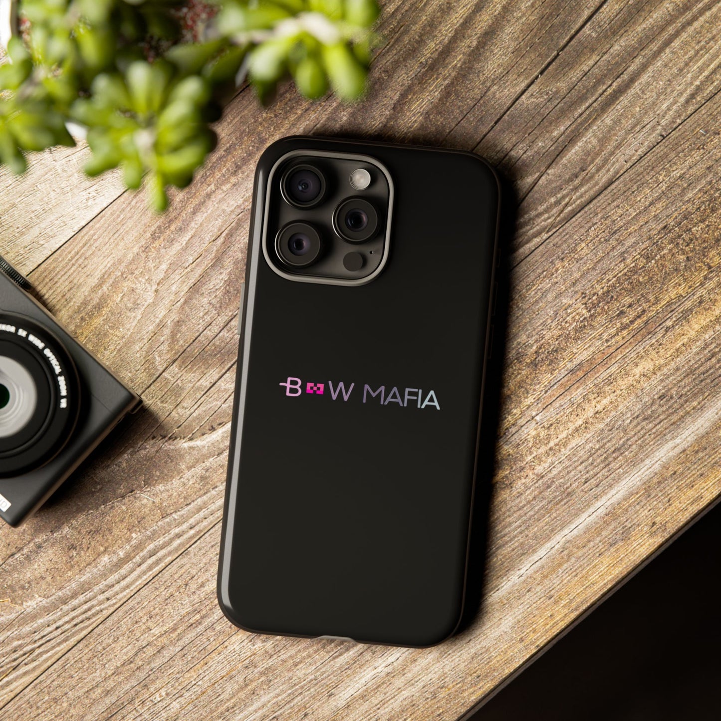 Bow Mafia Stylish Phone Case - Tough Cases with 'Bow Mafia' Design, Unique Gift for Bow Enthusiasts, Holiday Essential, Trendy Tech Gear