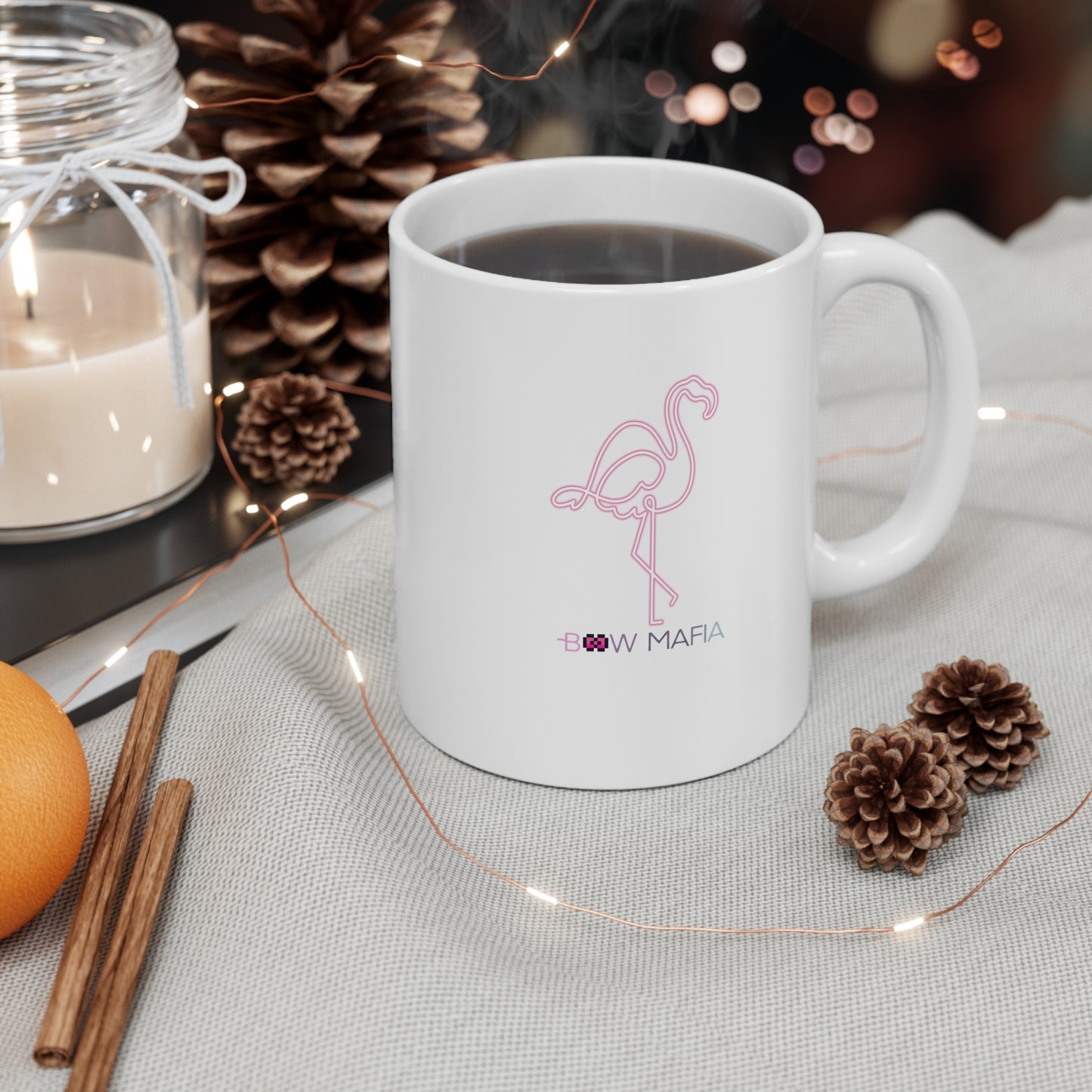 Bow Mafia Mug - Perfect for Coffee Lovers, Gift for Friends, Inspirational Tea Cup, Home Office Decor, Birthday Present