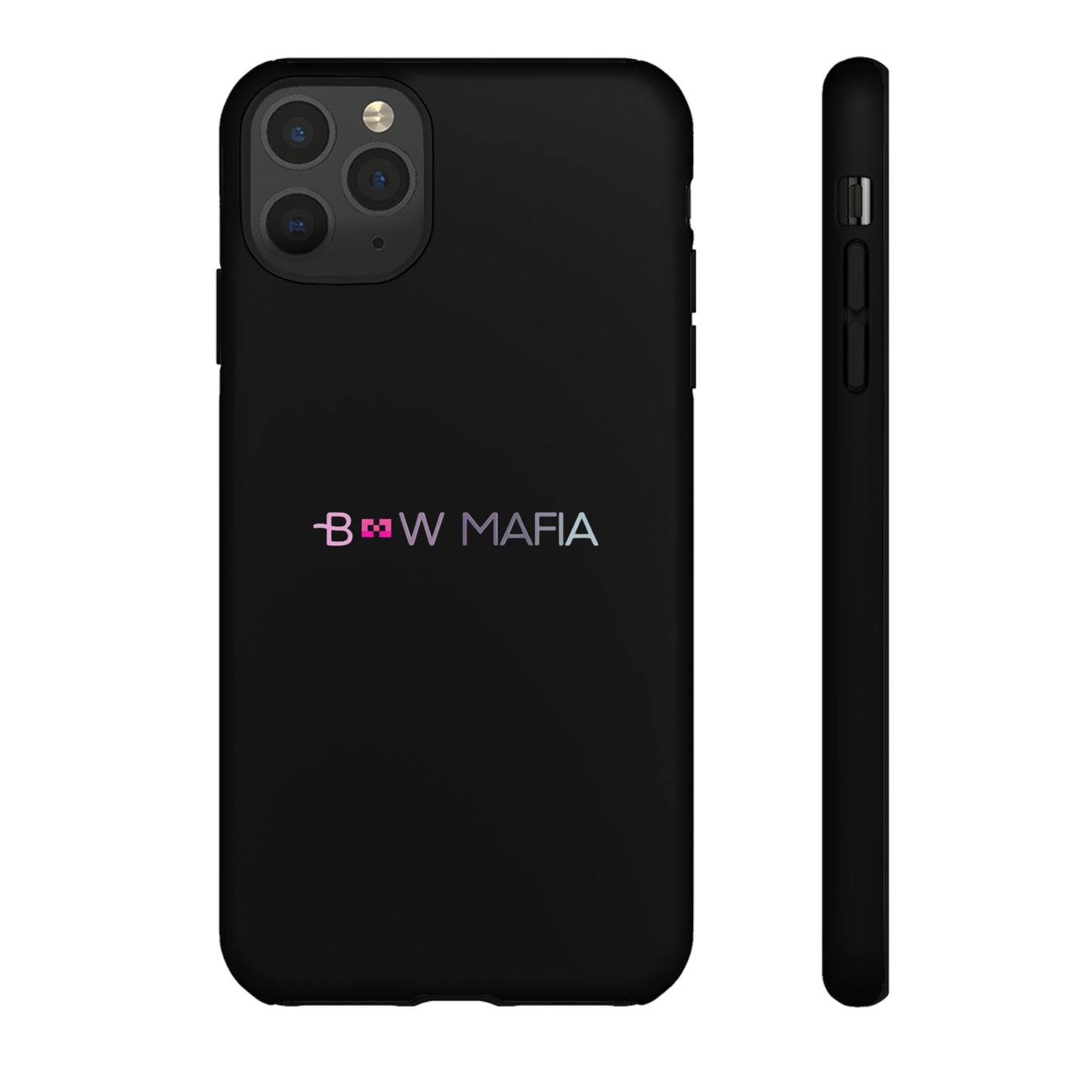 Bow Mafia Stylish Phone Case - Tough Cases with 'Bow Mafia' Design, Unique Gift for Bow Enthusiasts, Holiday Essential, Trendy Tech Gear