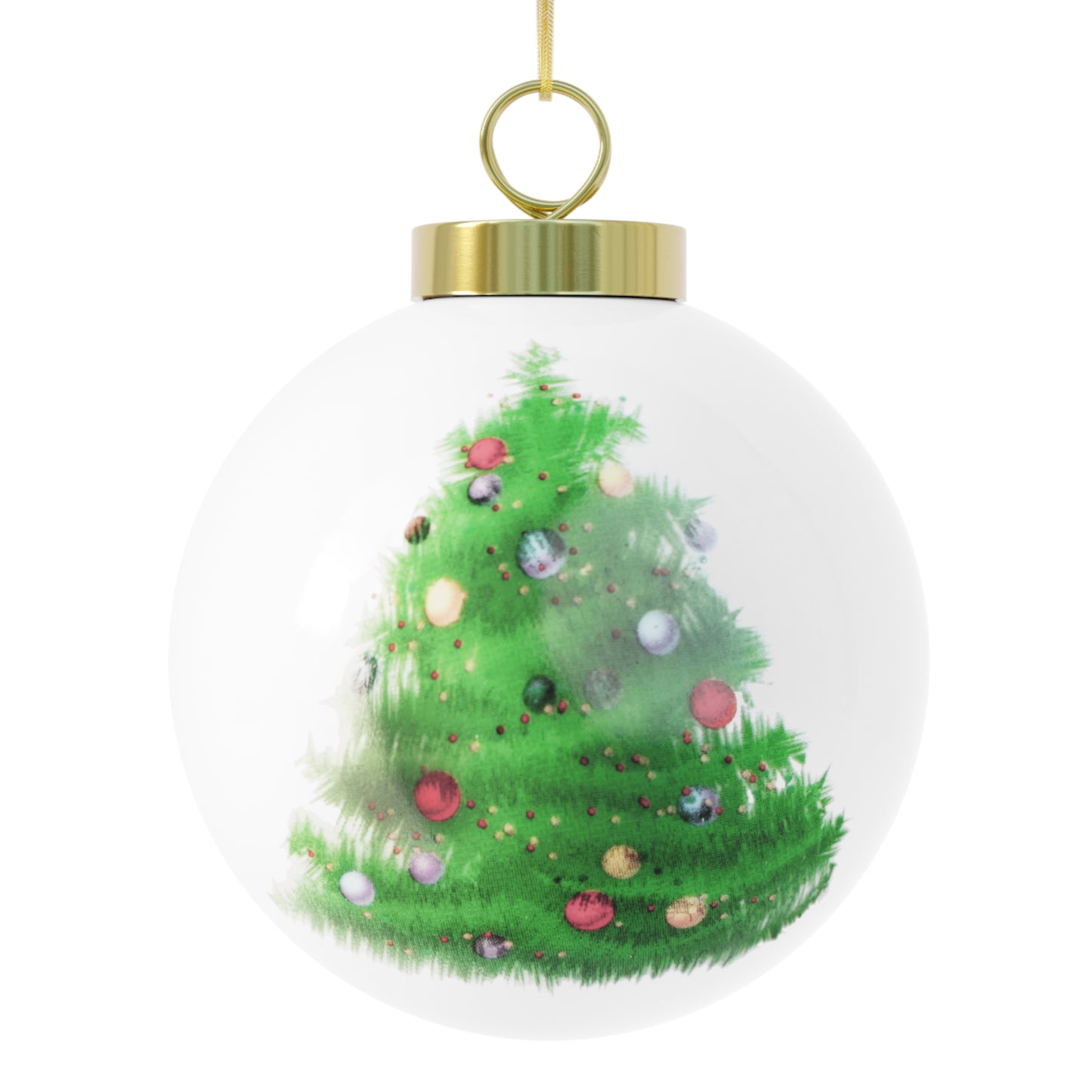 Bow Zombie Christmas Ball