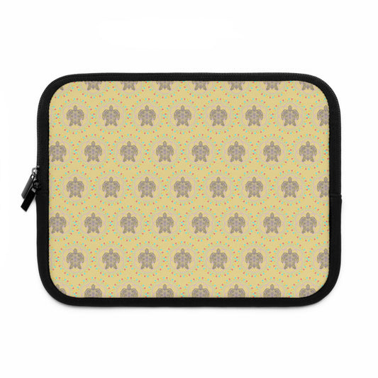 Turtle island Laptop Sleeve - Cute Tech Case, Birthday Gift, Travel Accessory, School Supplies, Animal Design