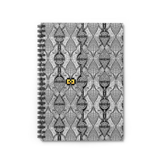 Bow Mafia Church Window Spiral Notebook - Perfect for Journaling, School, Gifts, Organizing, and Sketching