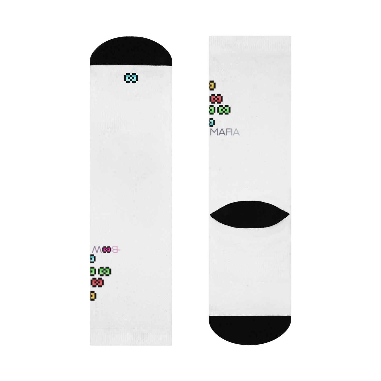 Bow Mafia branded socks