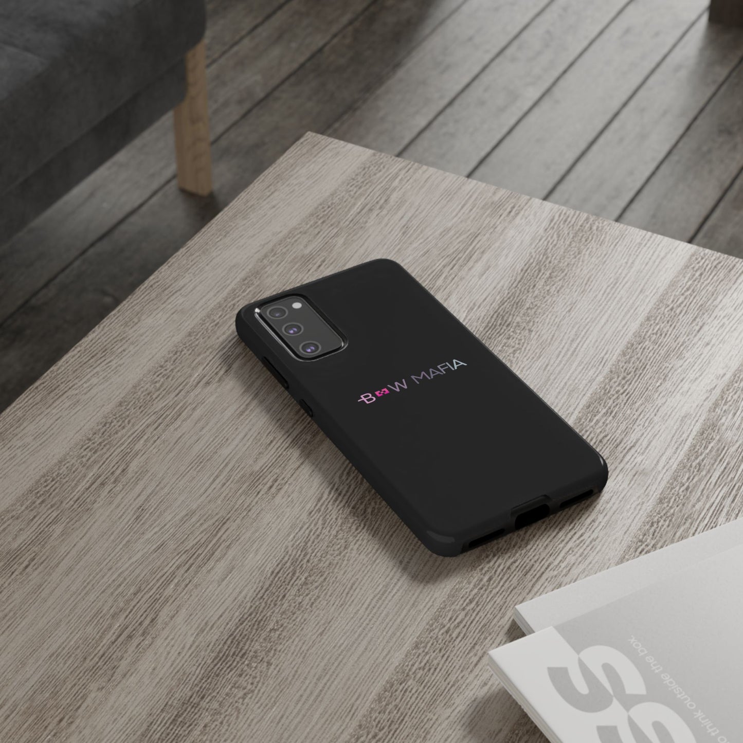 Bow Mafia Stylish Phone Case - Tough Cases with 'Bow Mafia' Design, Unique Gift for Bow Enthusiasts, Holiday Essential, Trendy Tech Gear