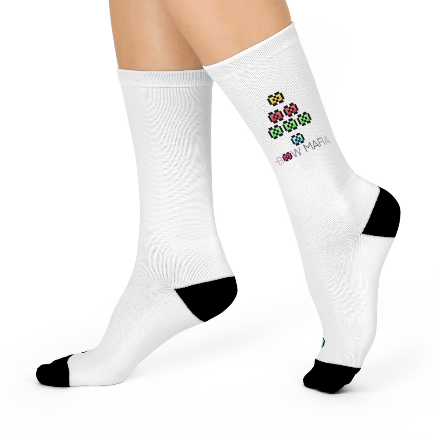 Bow Mafia branded socks