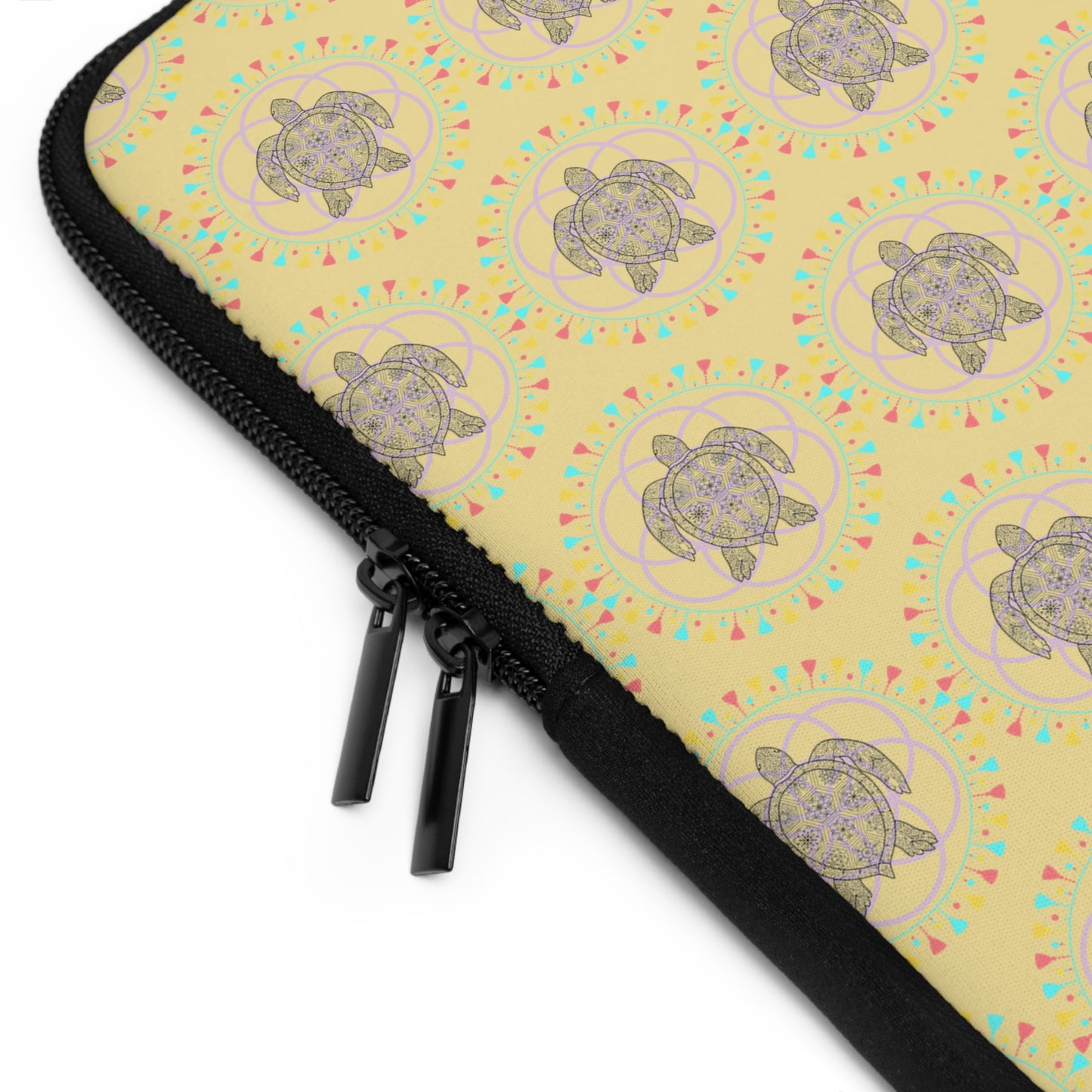 Turtle island Laptop Sleeve - Cute Tech Case, Birthday Gift, Travel Accessory, School Supplies, Animal Design