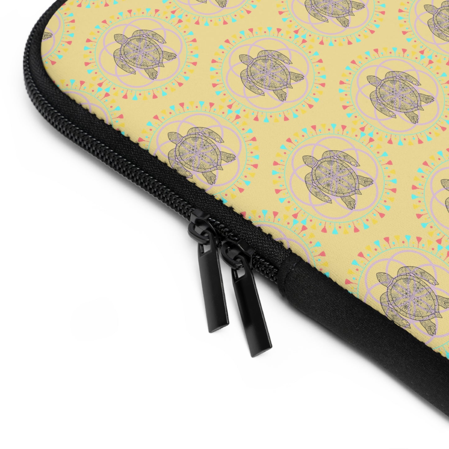 Turtle island Laptop Sleeve - Cute Tech Case, Birthday Gift, Travel Accessory, School Supplies, Animal Design
