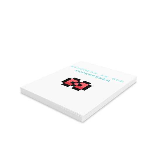 Kindness Superpower Greeting Cards, Fun Cards for Friends, Encouragement Cards, Positive Message Stationery, Unique Gifts for All Occasions
