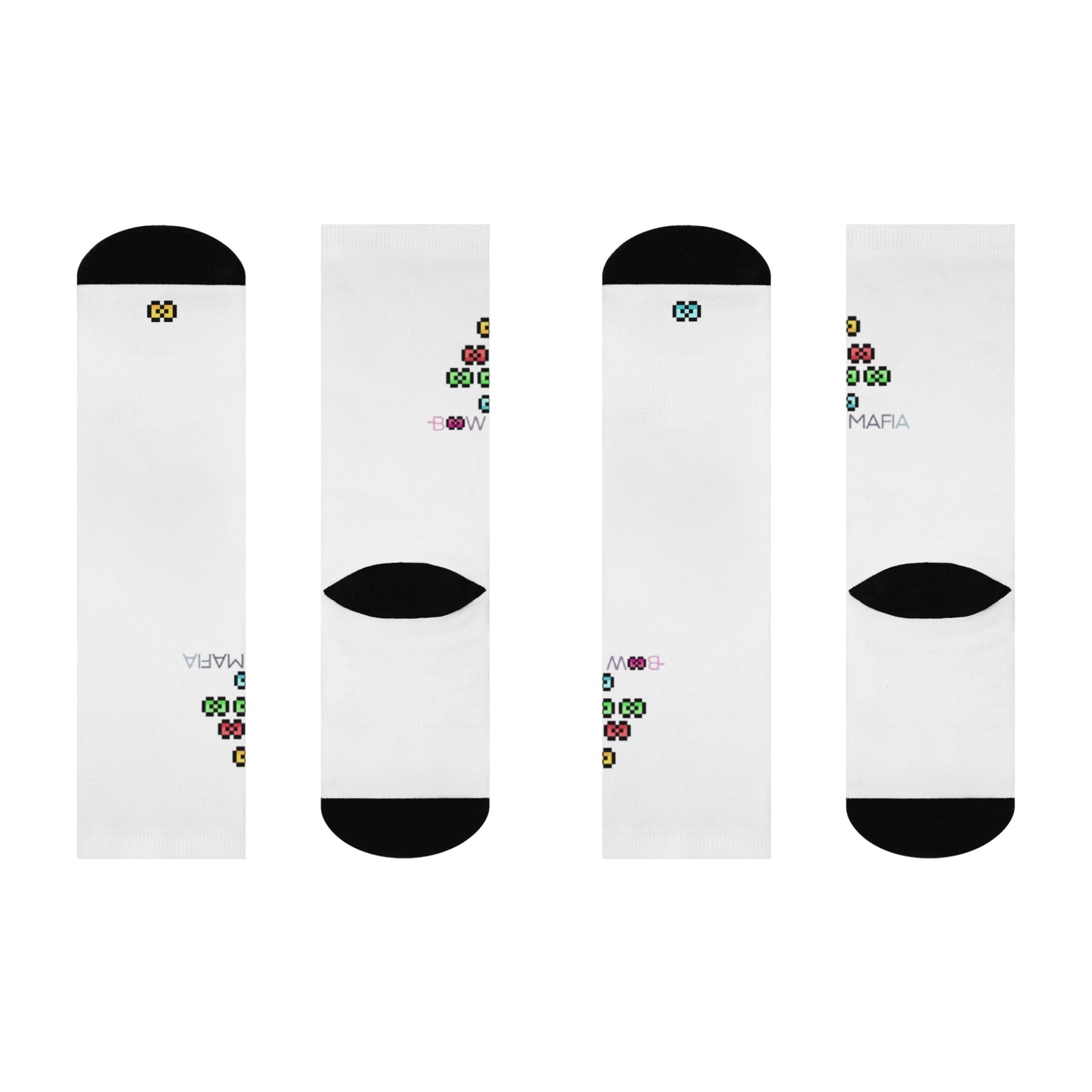 Bow Mafia branded socks
