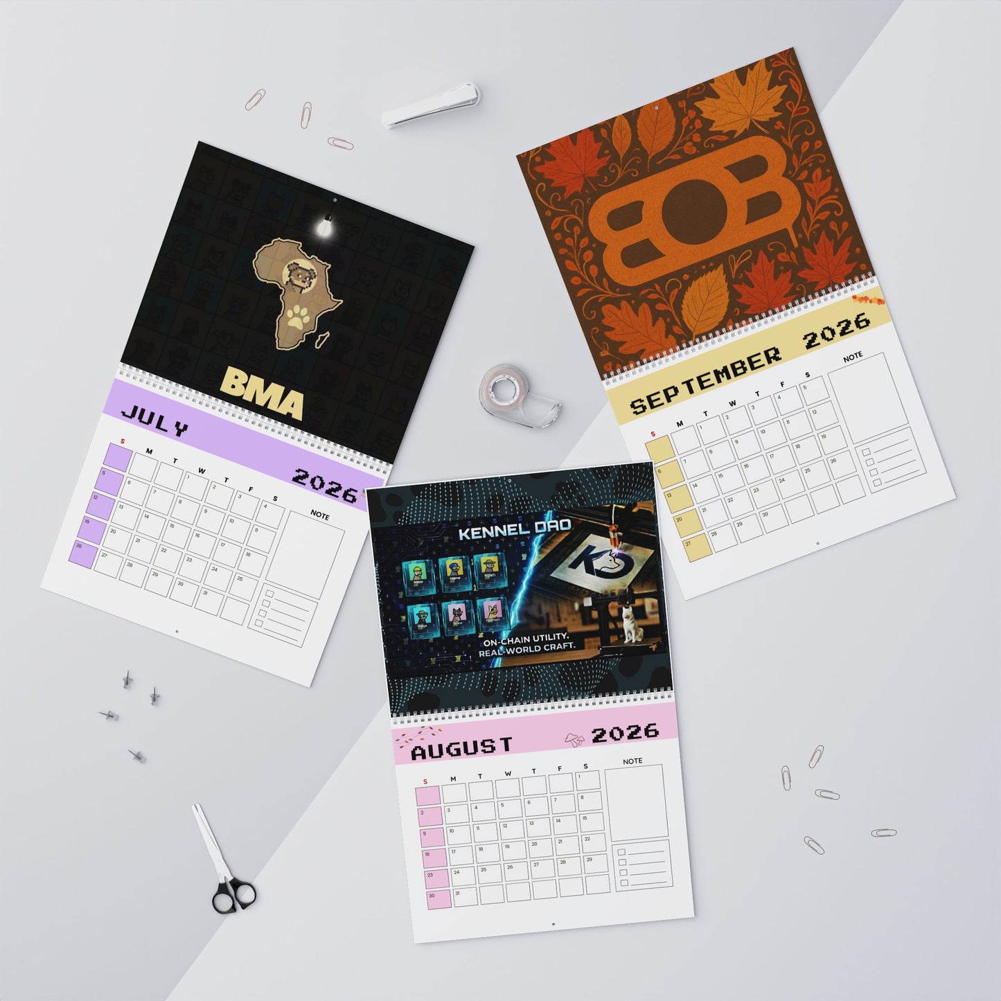 789Studio x BowMafia 2026 Wall Calendar
