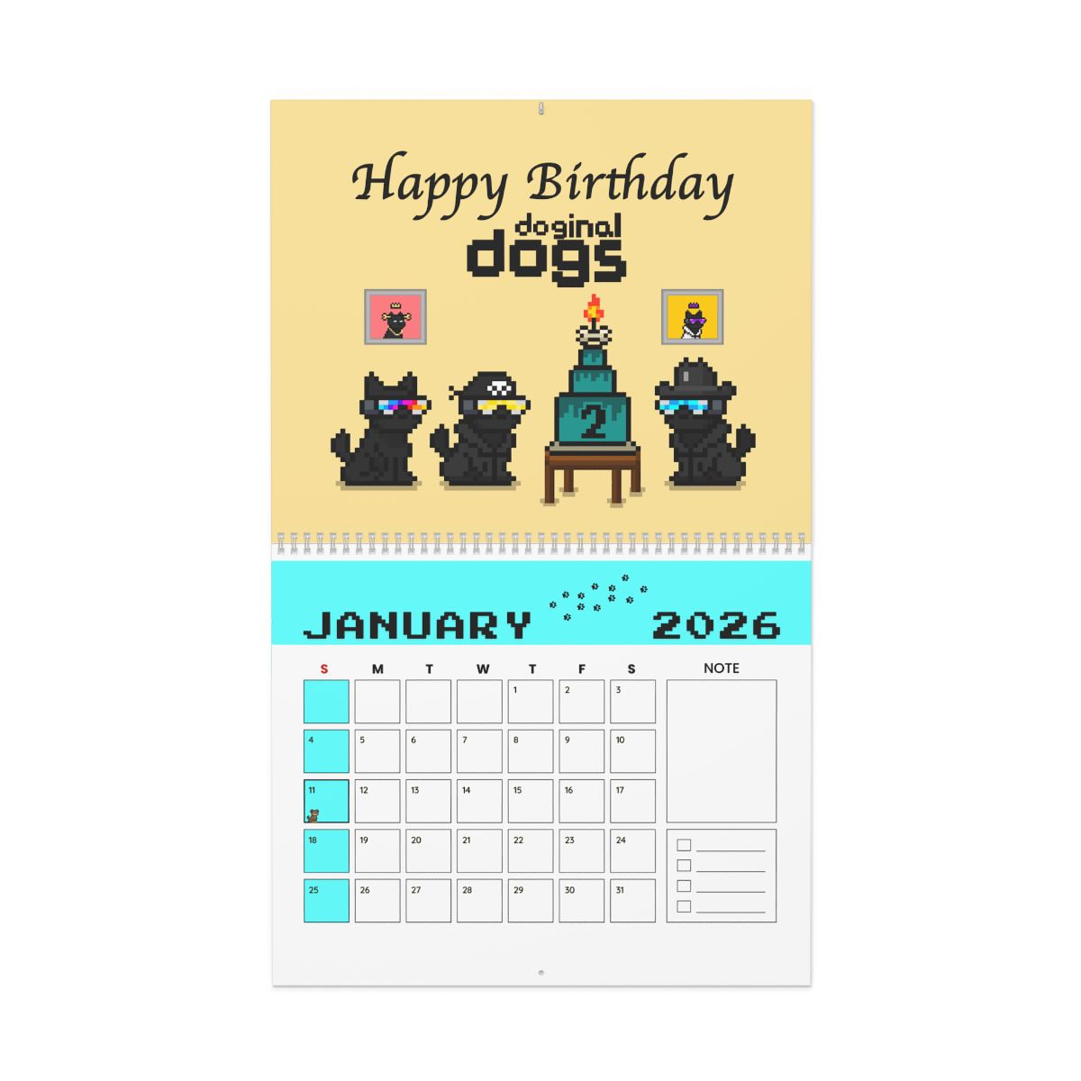 789Studio x BowMafia 2026 Wall Calendar