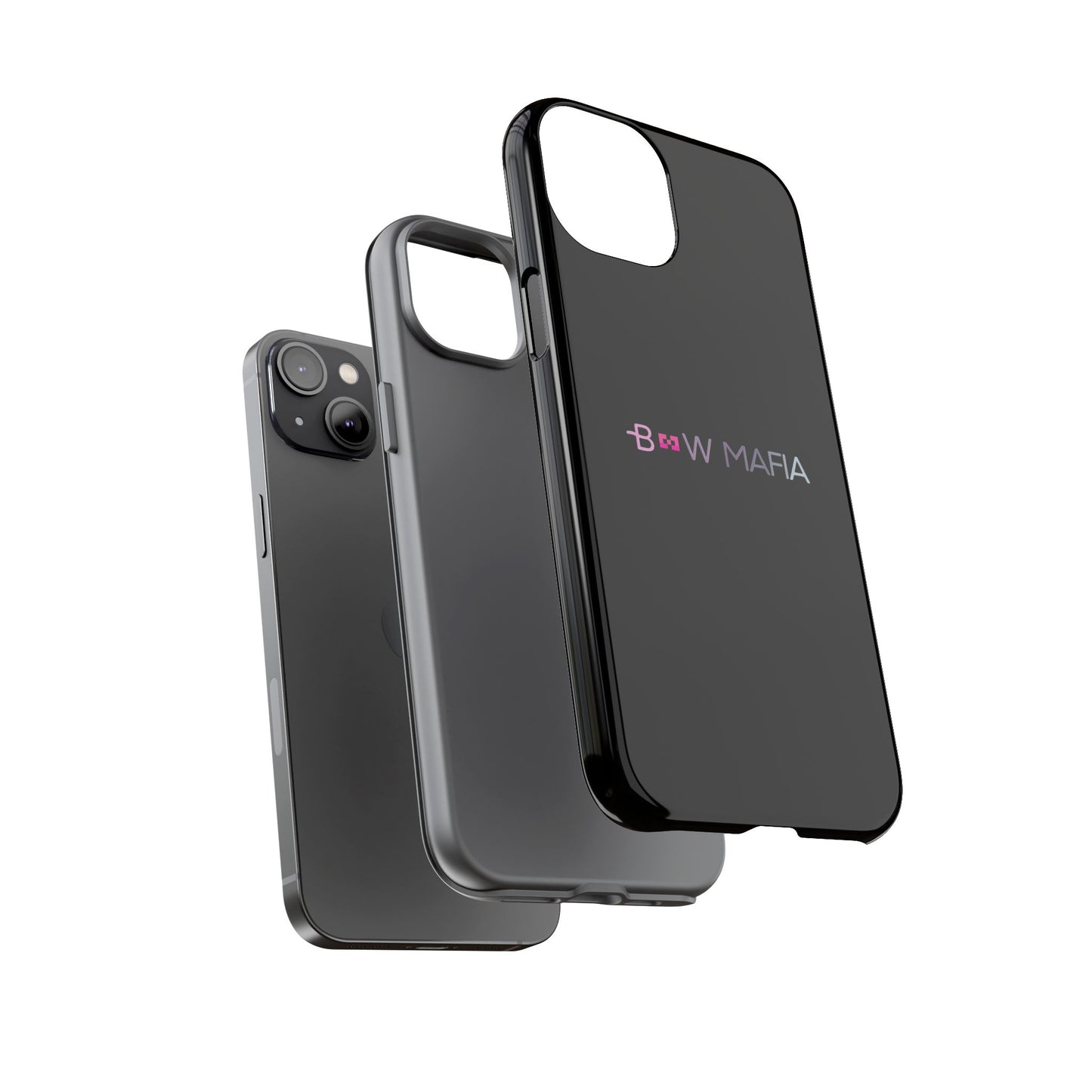 Bow Mafia Stylish Phone Case - Tough Cases with 'Bow Mafia' Design, Unique Gift for Bow Enthusiasts, Holiday Essential, Trendy Tech Gear