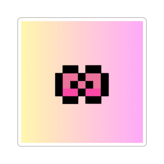 Bow Mafia-Inspired Kiss-Cut Stickers for Laptop Decals, Unique Gift, Fun Decor, Customizable Art