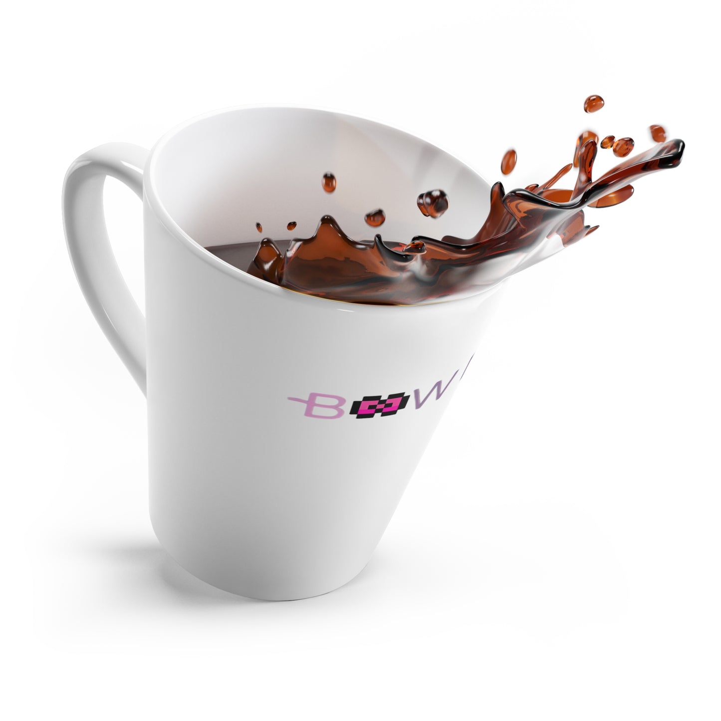 Stylish Bow Mafia Latte Mug for Coffee Lovers, Perfect Gift for Birthday, Holiday, or Housewarming, Bow Mafia Design
