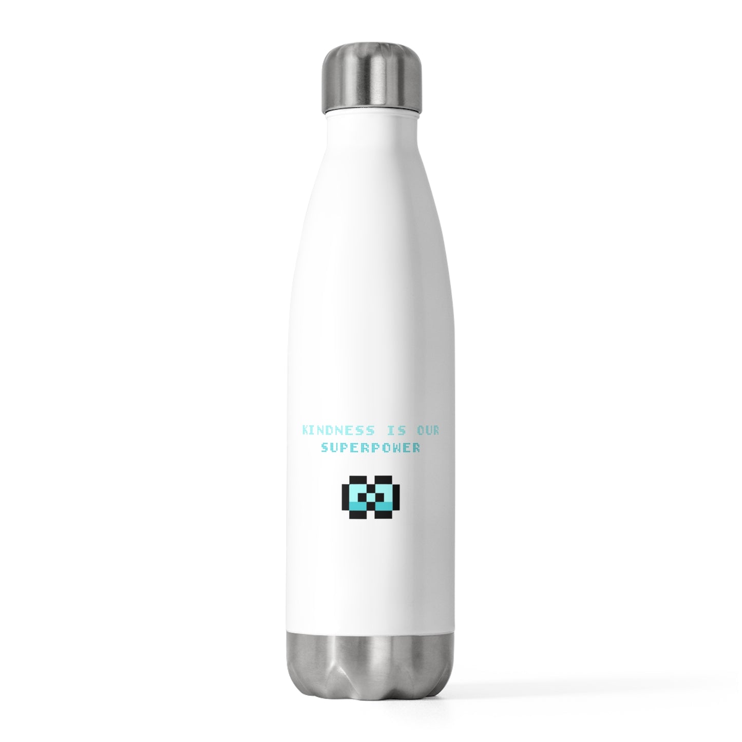 Kindness is our Superpower - 20oz Insulated Water Bottle - Gift, Motivational Flask, Stainless Steel Travel Mug, Eco-Friendly Bottle, [...]