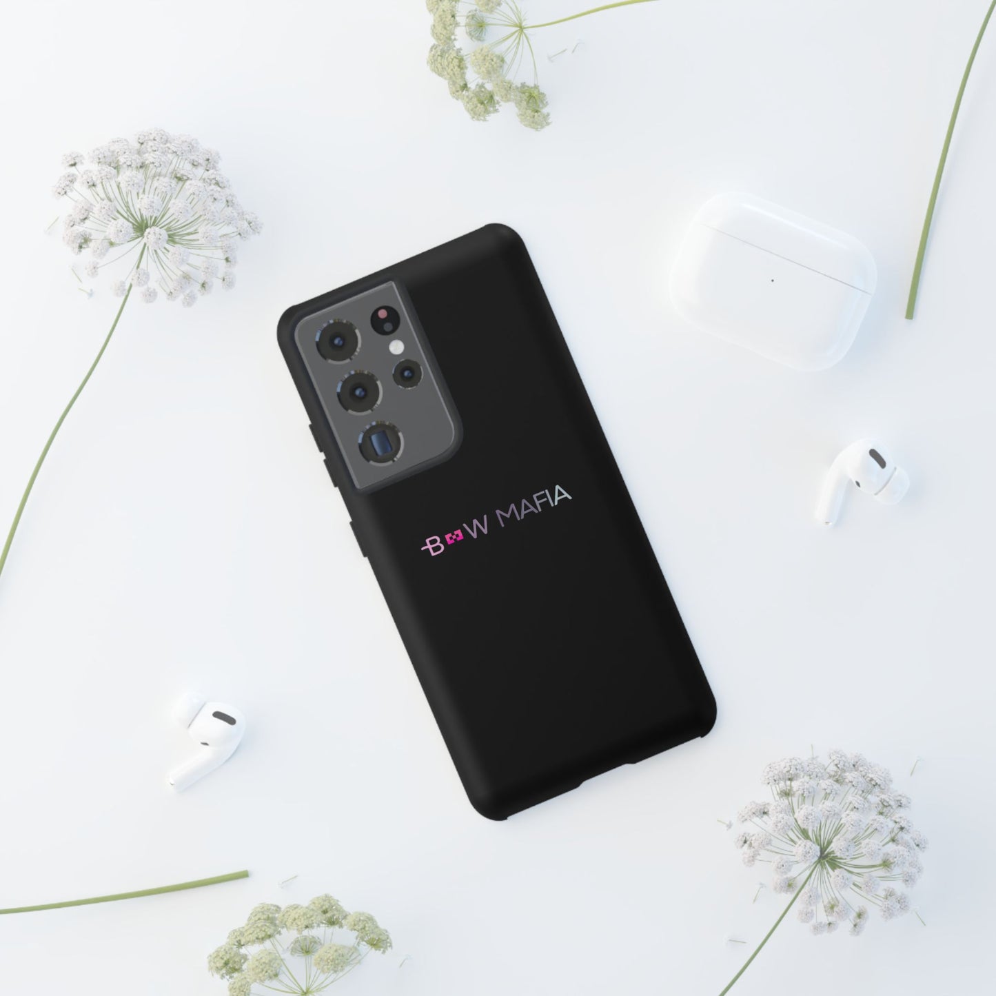 Bow Mafia Stylish Phone Case - Tough Cases with 'Bow Mafia' Design, Unique Gift for Bow Enthusiasts, Holiday Essential, Trendy Tech Gear