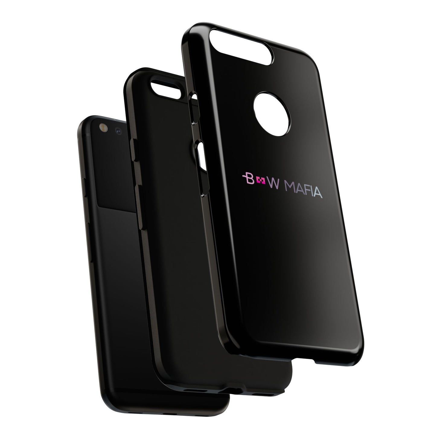 Bow Mafia Stylish Phone Case - Tough Cases with 'Bow Mafia' Design, Unique Gift for Bow Enthusiasts, Holiday Essential, Trendy Tech Gear