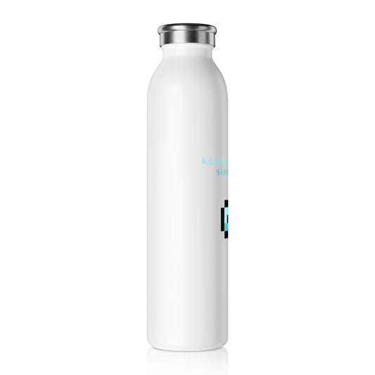 Kindness is My Superpower Water Bottle, Inspirational Fitness Flask, Motivational Slim Water Bottle, Eco-Friendly Hydration Bottle, [...]