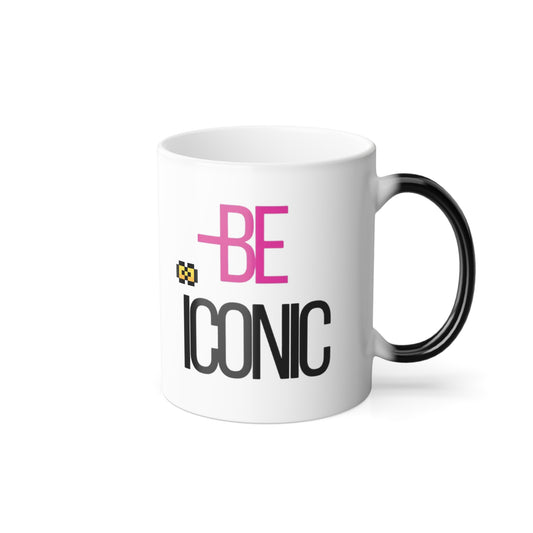 Be Iconic Magic Mug - Unique Gift for Coffee Lovers, Perfect for Birthdays, Holidays, Morning Rituals, Office Decor, Collectible