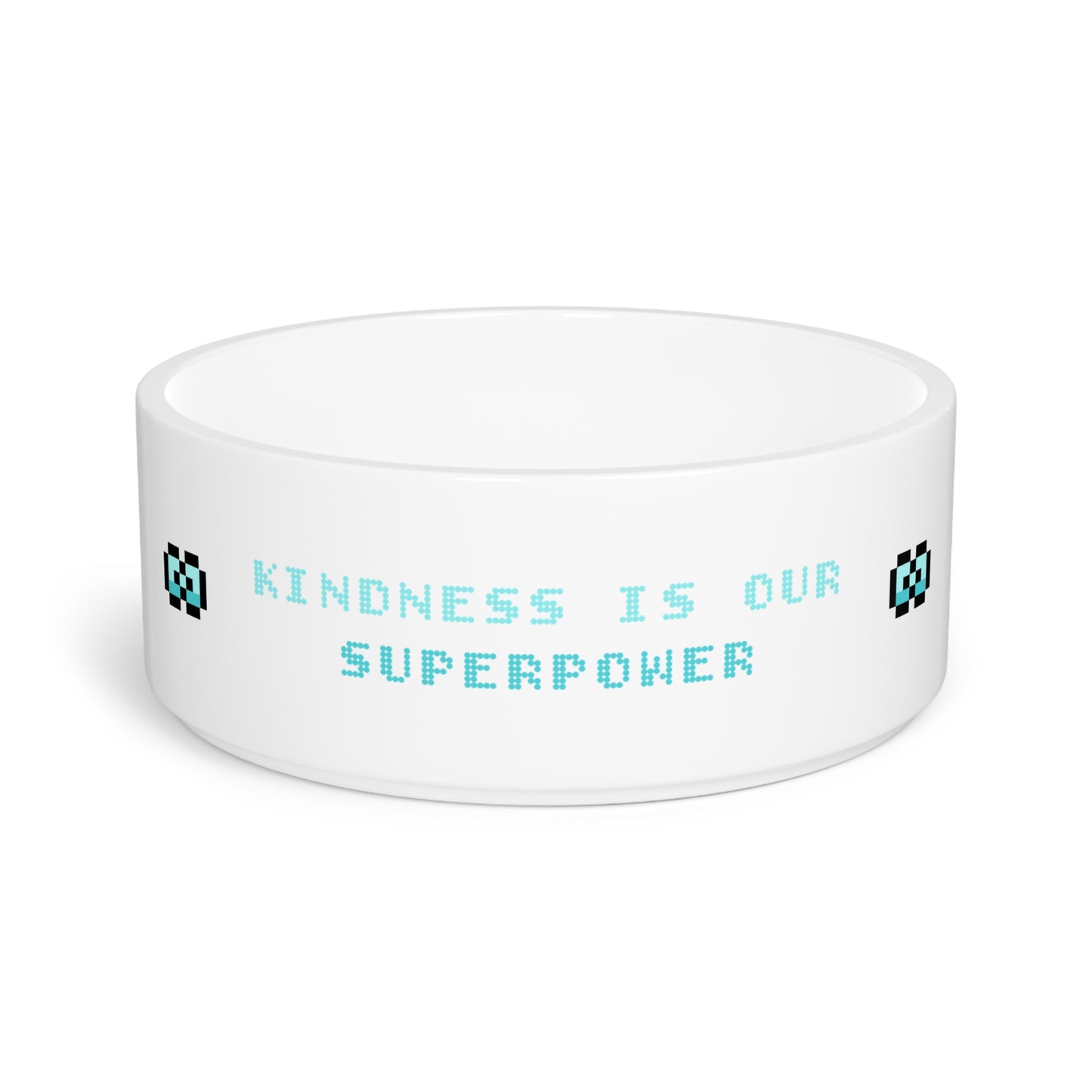 Pet Bowl with 'Kindness' Design - Stylish Dog Feeders, Cat Bowls, Fun Pet Gifts, Unique Pet Accessories, Cool Dog Bowls