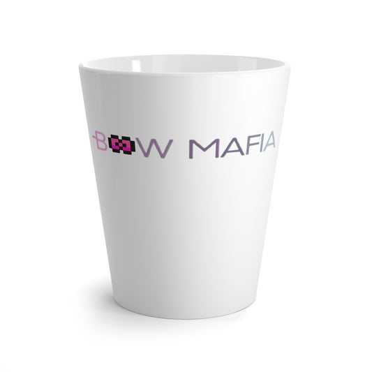 Stylish Bow Mafia Latte Mug for Coffee Lovers, Perfect Gift for Birthday, Holiday, or Housewarming, Bow Mafia Design